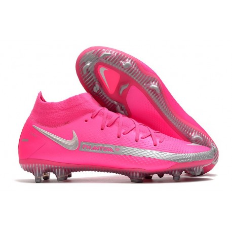 Botas de Fútbol Nike Phantom GT Elite FG Rosa Metal