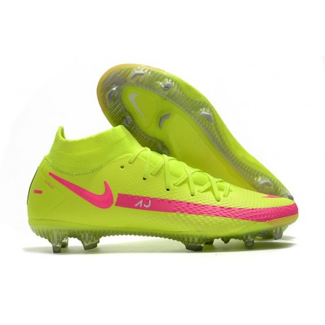 Botas de Fútbol Nike Phantom GT Elite FG Verde Rosa