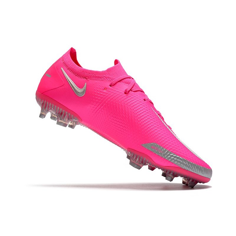 Botas de Fútbol Nike Phantom GT Elite FG Rosa Plata