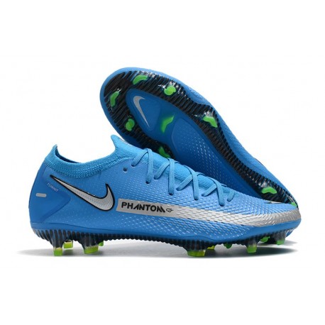 Nike Phantom Generative Texture GT Elite FG Azul Plata