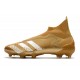 adidas Botas fútbol Predator Mutator 20+ FG Dorado metalizado Blanco