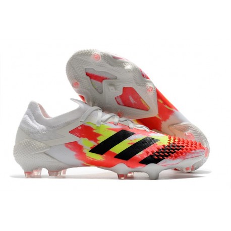 Bota adidas Predator Mutator 20.1 Low Cut FG Blanco Negro Pop