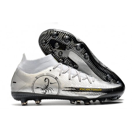 Nike Phantom GT Elite Dynamic Fit AG-PRO Platino puro Plateado Negro