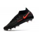 Nike Phantom GT Elite Dynamic Fit AG-PRO Negro Rojo Chile Gris oscuro