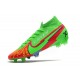 Nike Mercurial Superfly7 Elite DF FG Verde Rojo