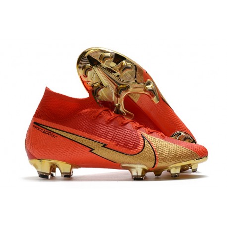 Nike Mercurial Superfly7 Elite DF FG CR100 Rojo Oro