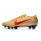 Botas Nike Mercurial Vapor 13 Elite FG Oro Rojo