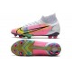 Botas de fútbol Nike Mercurial Superfly VIII Elite FG Blanco Rosa