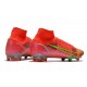 Botas de fútbol Nike Mercurial Superfly VIII Elite FG Rojo Plata