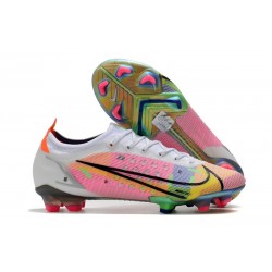 Nike Bota Mercurial Vapor 14 Elite FG Blanco Platino Rosa