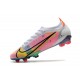 Nike Bota Mercurial Vapor 14 Elite FG Blanco Platino Rosa