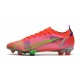 Nike Bota Mercurial Vapor 14 Elite FG Carmesi Plateado Metalizado