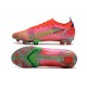 Nike Bota Mercurial Vapor 14 Elite FG Carmesi Plateado Metalizado