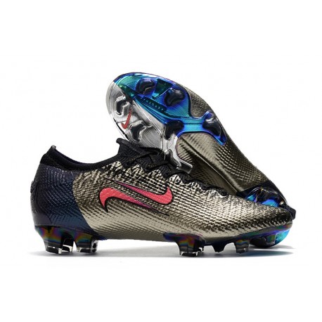 Botas Nike Mercurial Vapor 13 Elite FG Plata Rojo Azul