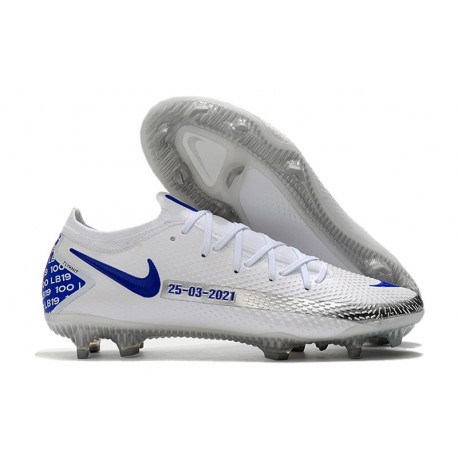 Nike Phantom Generative Texture GT Elite FG Blanco Azul
