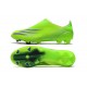Botas de Fútbol adidas X Ghosted + FG Verde Tinta Energía