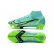 Botas de fútbol Nike Mercurial Superfly VIII Elite FG Turquesa Lima