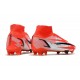 Nike Mercurial Superfly VIII Elite FG Chile Rojo Negro Blanco Naranja