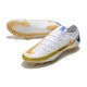 Bota de Futbol Nike Phantom GT Elite FG Blanco Oro Azul