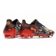 adidas X Ghosted.1 FG Zapatillas de fútbol Hombre Negro Rojo Oro
