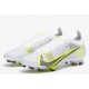Nike Bota Mercurial Vapor 14 Elite FG Blanco Negro Metálico Plateado