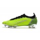 Nike Bota Mercurial Vapor 14 Elite FG Verde Negro Plata