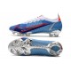 Nike Bota Mercurial Vapor 14 Elite FG Azul Plata Rojo