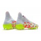 Zapatillas adidas Predator Freak+ FG Blanco Rosa Amarillo