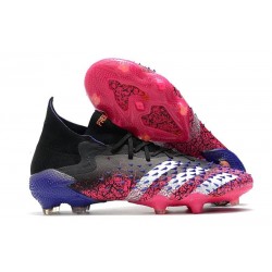 Bota adidas Predator Freak.1 FG Negro Blanco Rosa