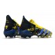 Bota adidas Predator Freak.1 FG X-Men Wolverine Amarillo Fluor Plateado Metálico Negro