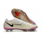 Nike Zapato Phantom GT II Elite FG Blanco Negro Carmesí Rosa