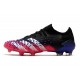 Bota adidas Predator Freak.1 Low FG Negro Blanco Rosa