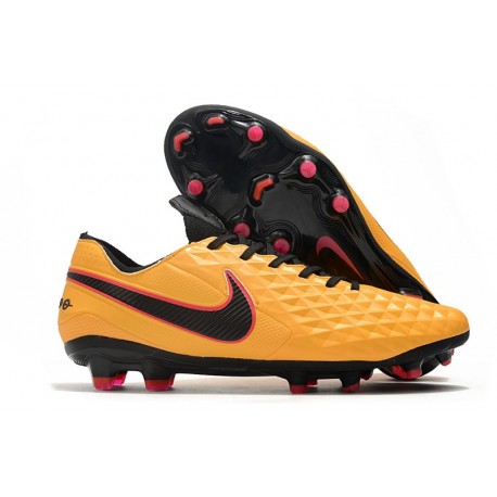Nike Tiempo Legend VIII Elite FG Botas Naranja Negro
