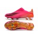 Botas de Fútbol adidas X Ghosted + FG Rosa Negro Naranja