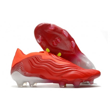 Zapatillas de Fútbol adidas Copa Sense + FG Rojo Blanco Rojo Solar