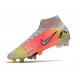 Nike Mercurial Superfly VIll Elite SG-PRO AC Blanco Negro Metálico Plateado