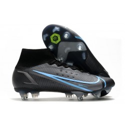 Nike Mercurial Superfly VIll Elite SG-PRO AC Negro Gris Hierro