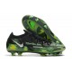 Nike Zapato Phantom GT II Elite FG Negro Metallic Platino Verde