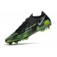 Nike Zapato Phantom GT II Elite FG Negro Metallic Platino Verde