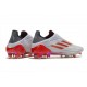 adidas X Speedflow+ FG Botas Blanco Hierro Metálico Rojo Solar