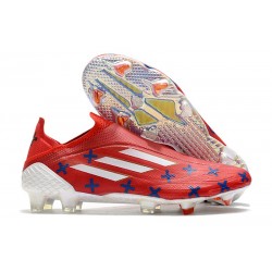 adidas X Speedflow+ FG Botas Rojo Blanco Azul