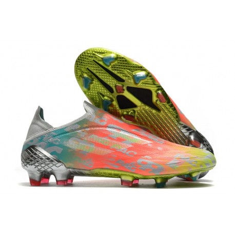 adidas X Speedflow+ FG Botas Onix Transparente Blanco Amarillo