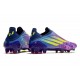 adidas X Speedflow+ FG Botas Azul Rosa Amarillo