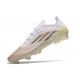 Adidas X Speedflow.1 Fg Blanco Negro Dorado Metalizado Jaspeado