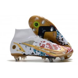 Nike Mercurial Superfly VIll Elite SG-PRO AC Blanco Rojo Oro