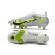 Nike Mercurial Vapor 14 Elite SG - Pro AC Blanco Negro Metálico Plateado