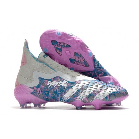 Zapatillas adidas Predator Freak+ FG Gris Rosa Azul
