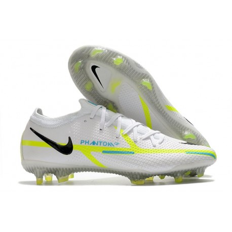 Nike Zapato Phantom GT II Elite FG Blanco Negro Azul