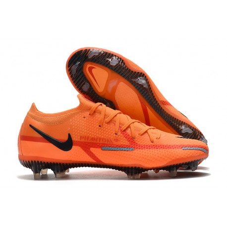 Nike Zapato Phantom GT II Elite FG Láser Naranja Negro Total Naranja