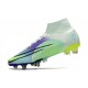 Nike Mercurial Superfly VIll Elite SG-PRO AC Dream Speed Barely Verde Volt Morado Eléctrico